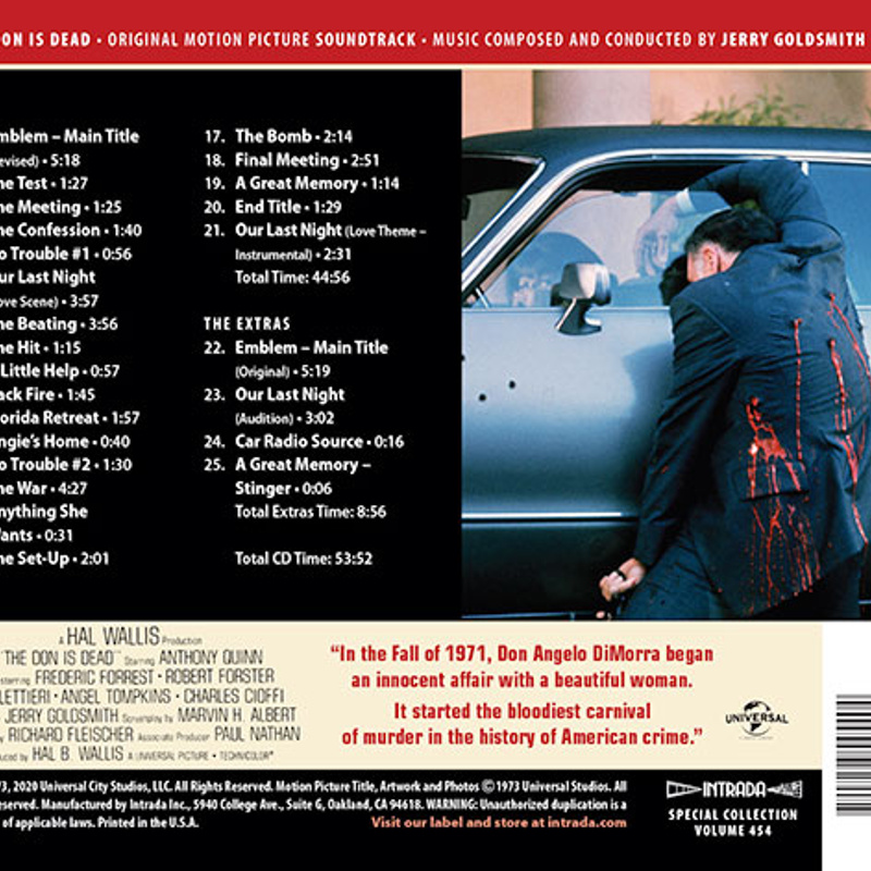 The Don Is Dead (Original Motion Picture Soundtrack) album cover