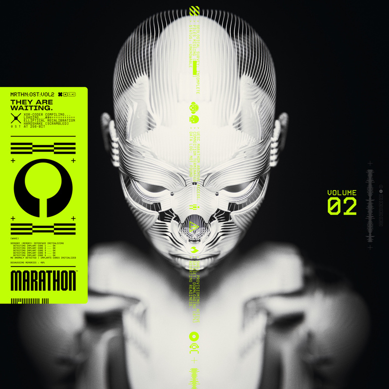 Album cover for Marathon, Vol. II: They Are Waiting (Original Game Soundtrack) by Son Lux - Milan Records 2026