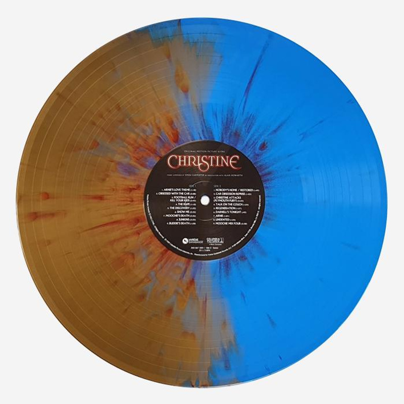 Christine (Original Motion Picture Score) (Blue / Gold & Red Splatter Vinyl Variant) album cover