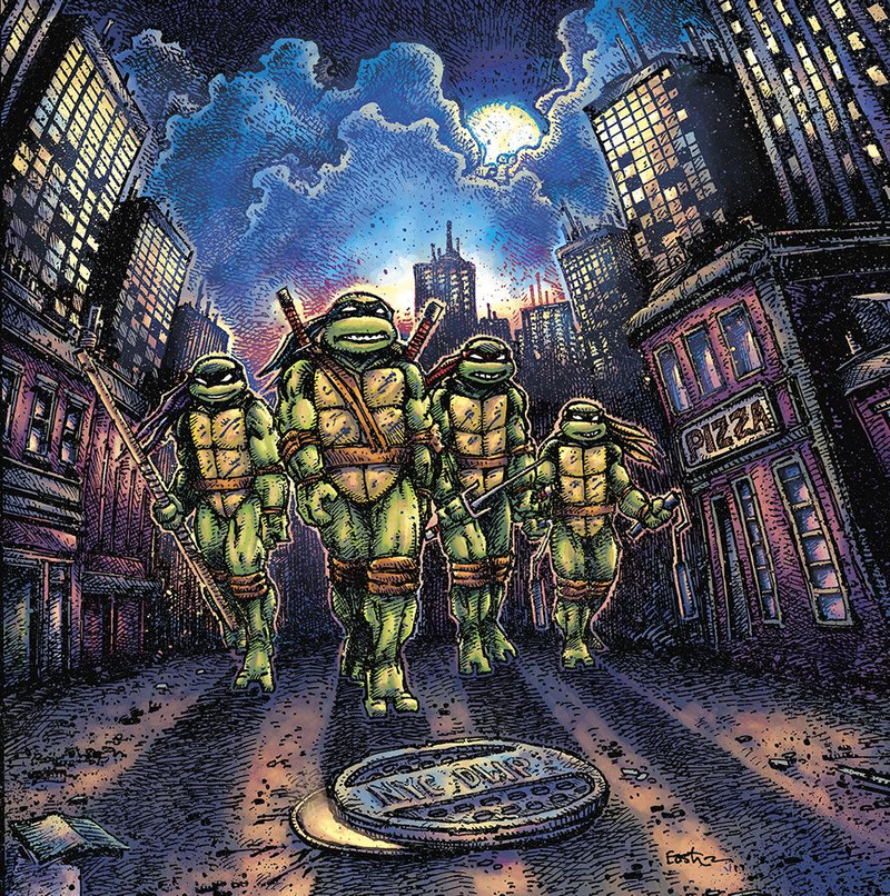 Cover art for Teenage Mutant Ninja Turtles (Original Motion Picture Score) (Master Splinter (Brown & Gray) Vinyl Variant)