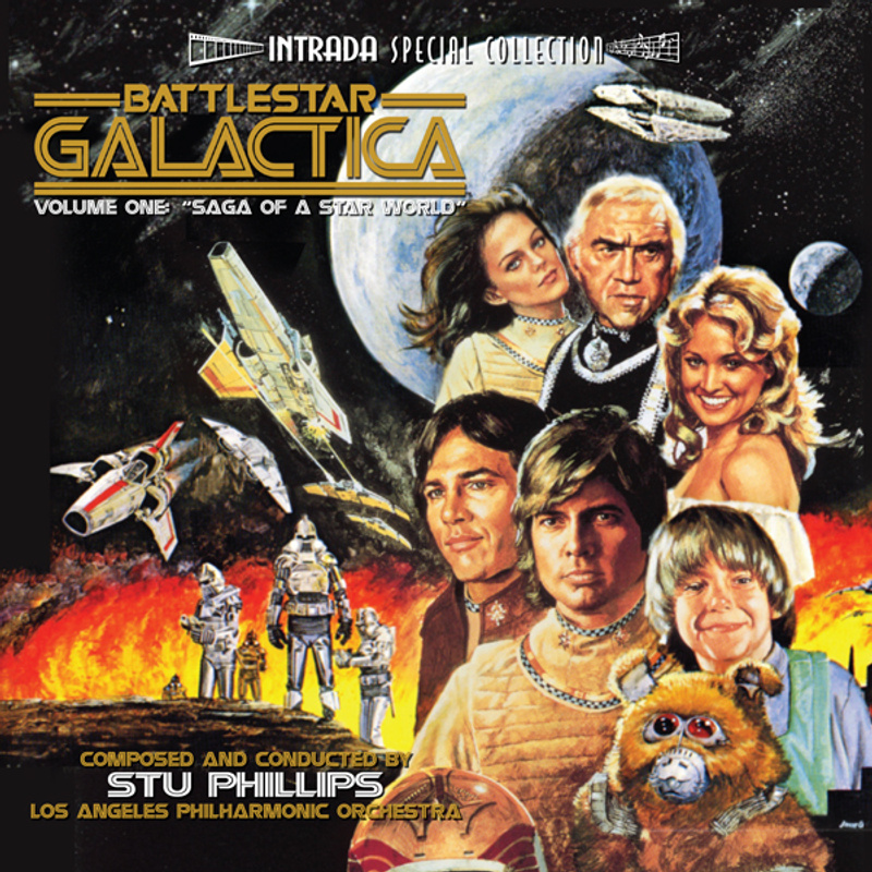 Cover art for Battlestar Galactica - Volume 1: "Saga Of A Star World"