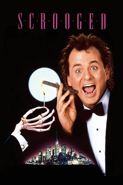 Poster for Scrooged (1988)