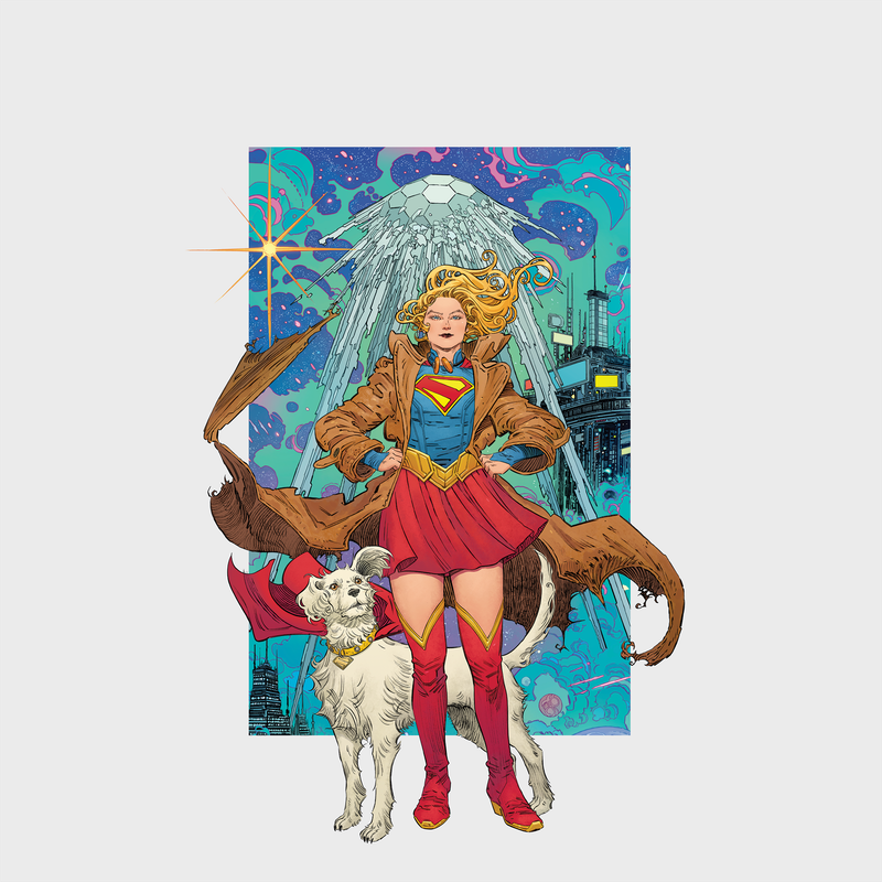Album cover for Claudia Sarne: Supergirl (Original Motion Picture Soundtrack) by Claudia Sarne - Made by Mutant 2026
