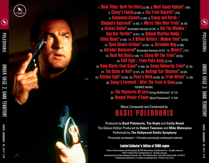 Under Siege 2: Dark Territory - The Deluxe Edition (Original Motion Picture Soundtrack) album cover