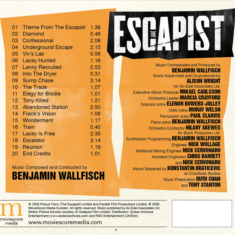 The Escapist (Original Motion Picture Score) album cover