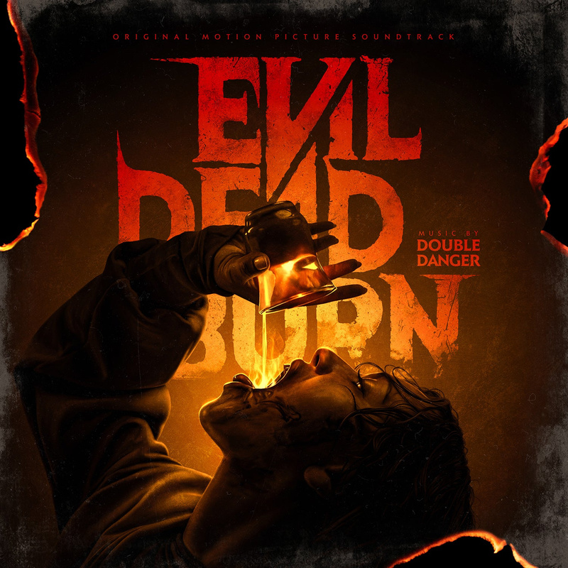 Album cover for Evil Dead Burn (Original Motion Picture Soundtrack) ("Demonic Inferno" Colored Vinyl) by Double Danger - Wax…