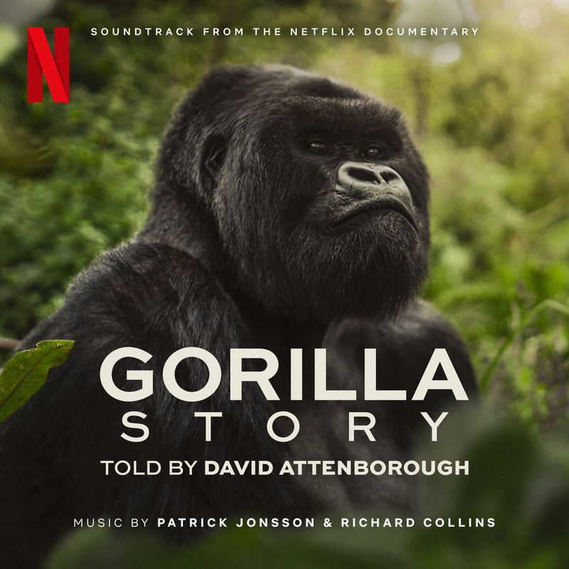 Album cover for A Gorilla Story: Told by David Attenborough (Soundtrack from the Netflix Documentary) by Richard Collins and…