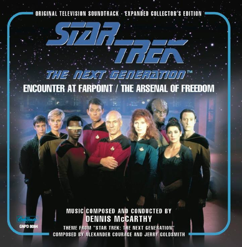 Cover art for Star Trek: The Next Generation - Encounter at Farpoint / The Arsenal of Freedom (Original Television Soundtrack - Expanded Collector's Edition)