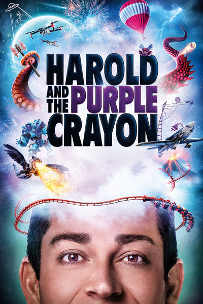 Poster for Harold and the Purple Crayon (2024)