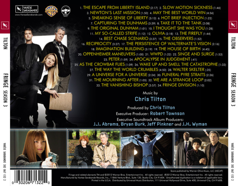 Fringe (Staffel 3) album cover