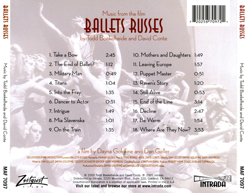 Ballets russes album cover