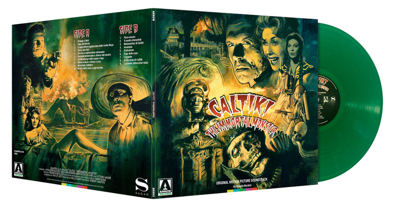 Caltiki, The Immortal Monster (Original Motion Picture Soundtrack) (Translucent Green Vinyl Variant) album cover