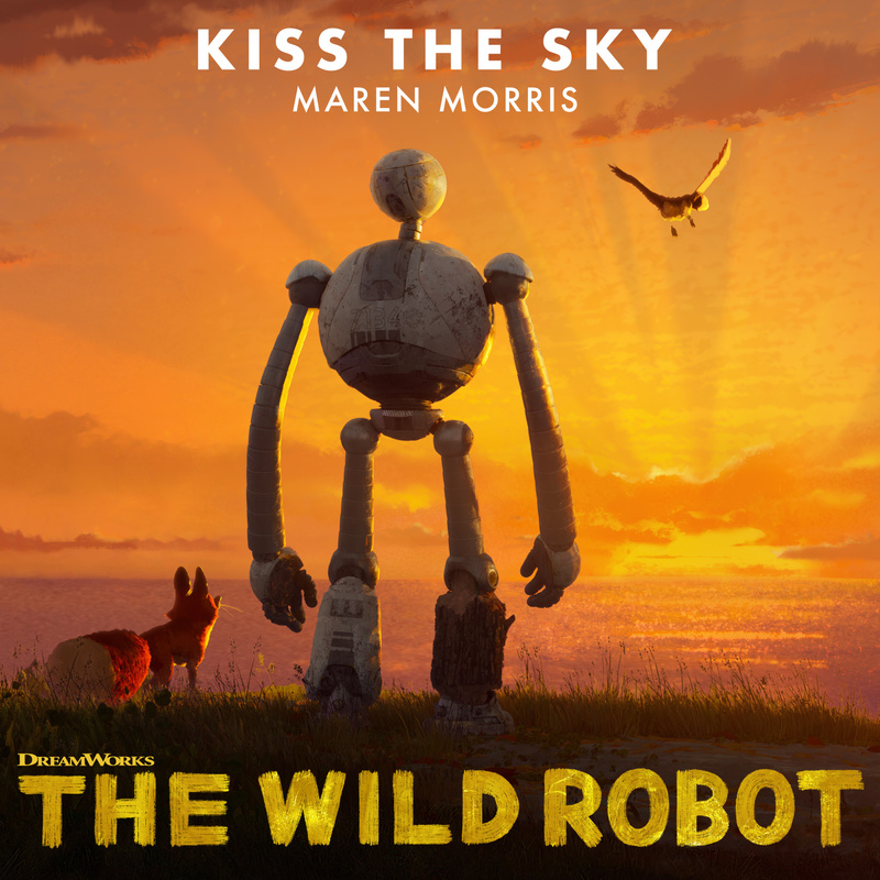 Cover art for Kiss the Sky (from The Wild Robot)