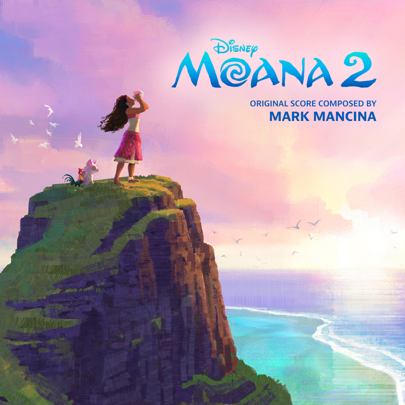 Album cover for Moana 2 (Original Score) by Mark Mancina - Walt Disney Records 2025