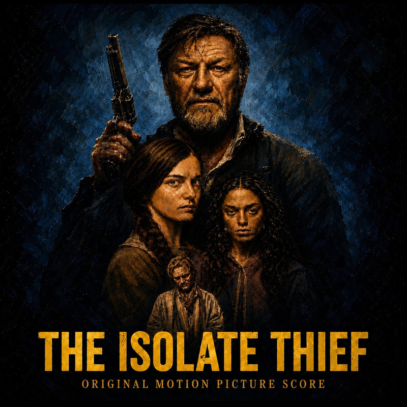 Album cover for The Isolate Thief (Original Motion Picture Score) by Jordan Lehning - Average Joes Entertainment 2026