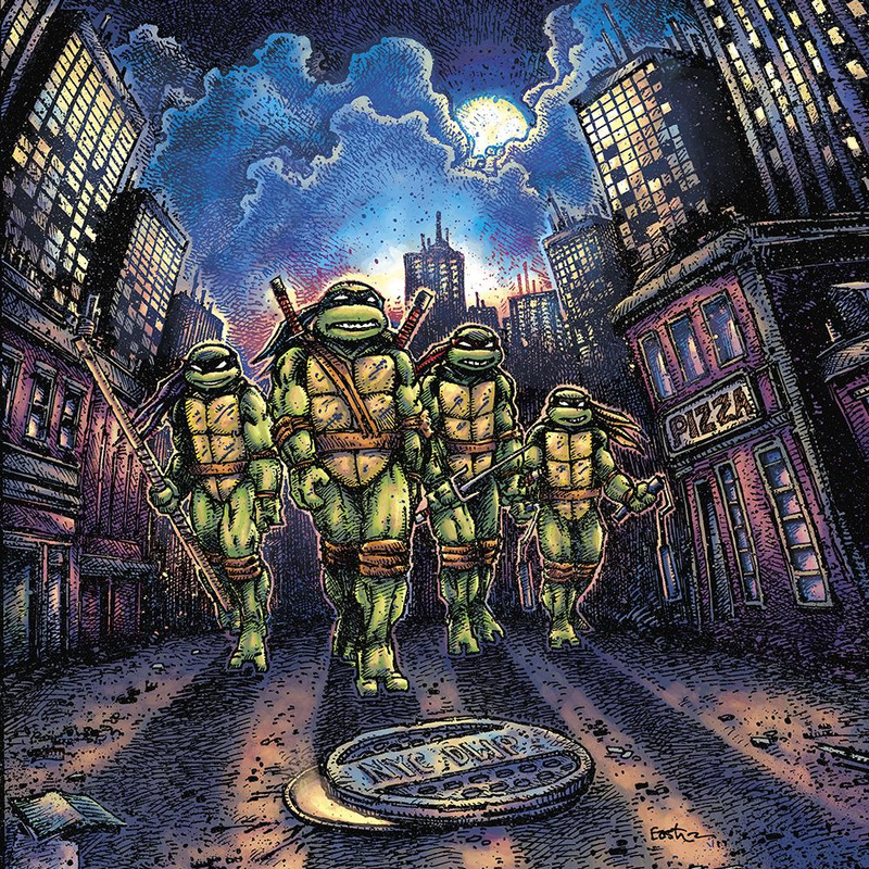 Cover art for Teenage Mutant Ninja Turtles (Original Motion Picture Score) (April 'O Neil (Yellow & Pink) Vinyl Variant)