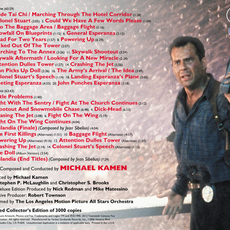 Die Hard 2 - Die Harder: The Deluxe Edition (Original Motion Picture Soundtrack) album cover