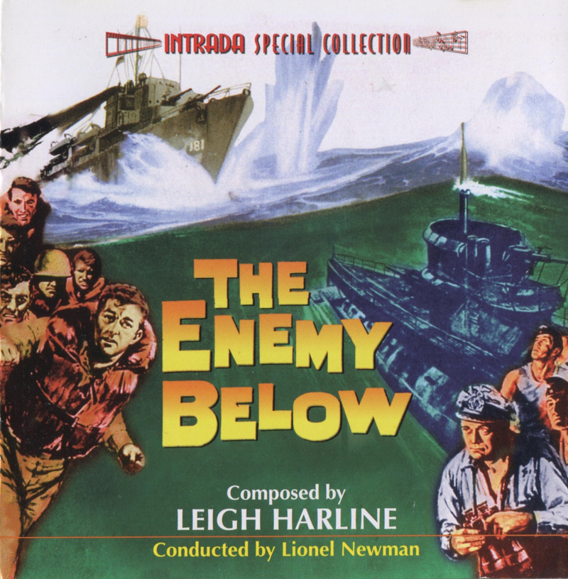 Album cover for The Enemy Below by Leigh Harline - Intrada 2004