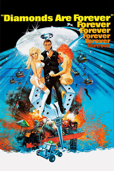Poster for Diamonds Are Forever (1971)