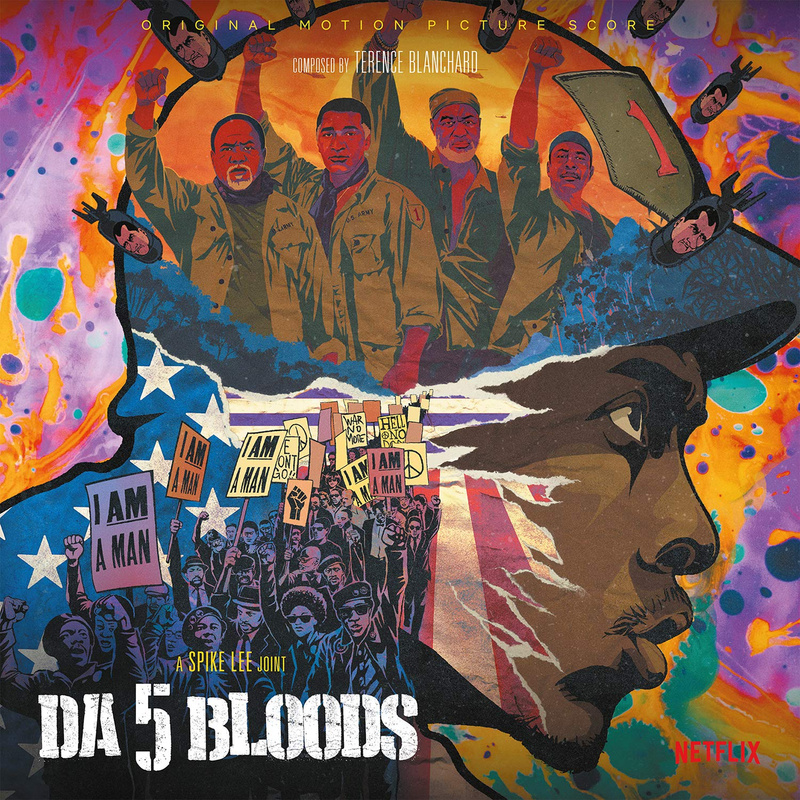 Cover art for Da 5 Bloods (Original Motion Picture Score) (Red Vinyl Variant)