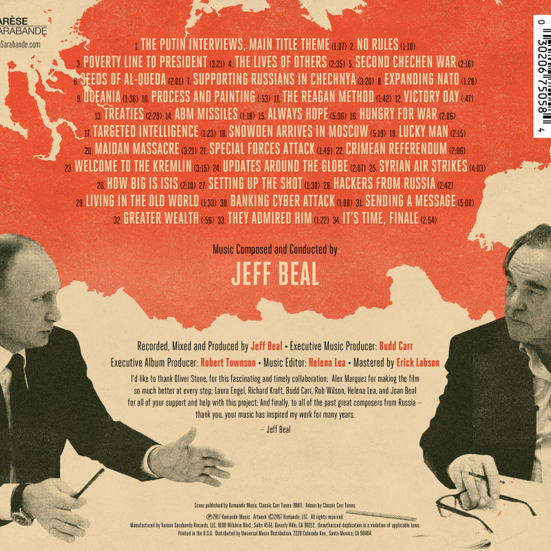 Oliver Stone's The Putin Interviews (Original Music From The Showtime Documentary) album cover