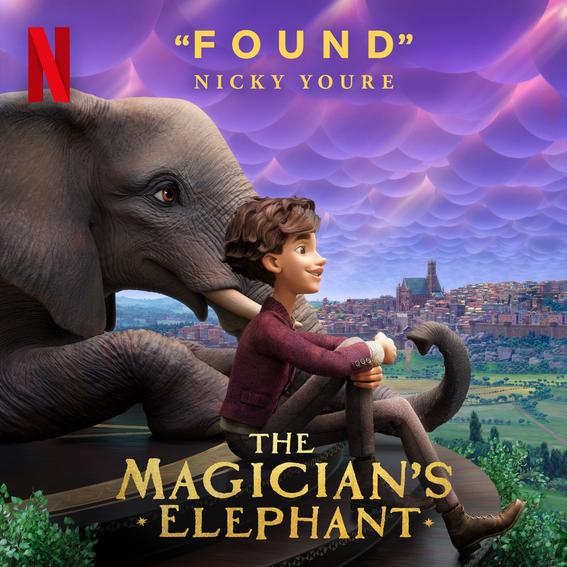 Album cover for Found (From the Netflix Film The Magician's Elephant) by Nicky Youre - Columbia 2023