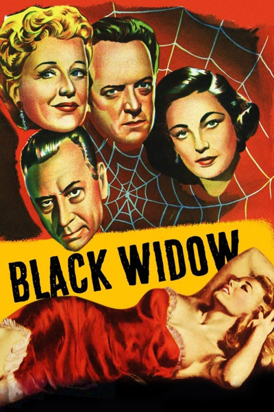 Poster for Black Widow (1954)