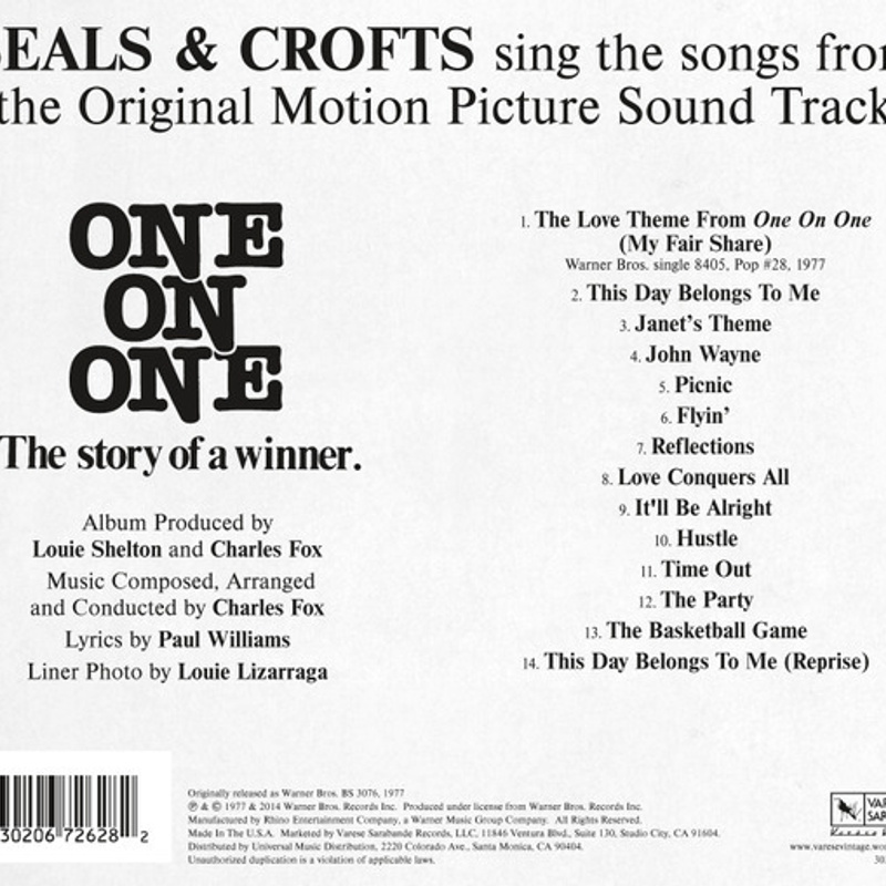 One on One album cover