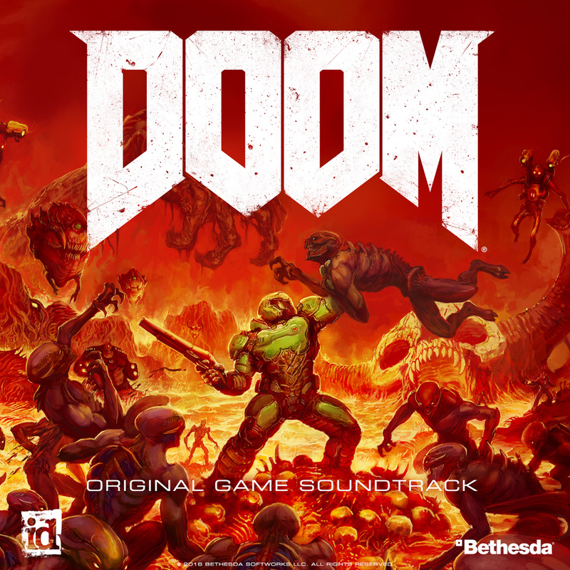 Album cover for Mick Gordon: DOOM (Original Game Soundtrack) by Mick Gordon - id Software 2016