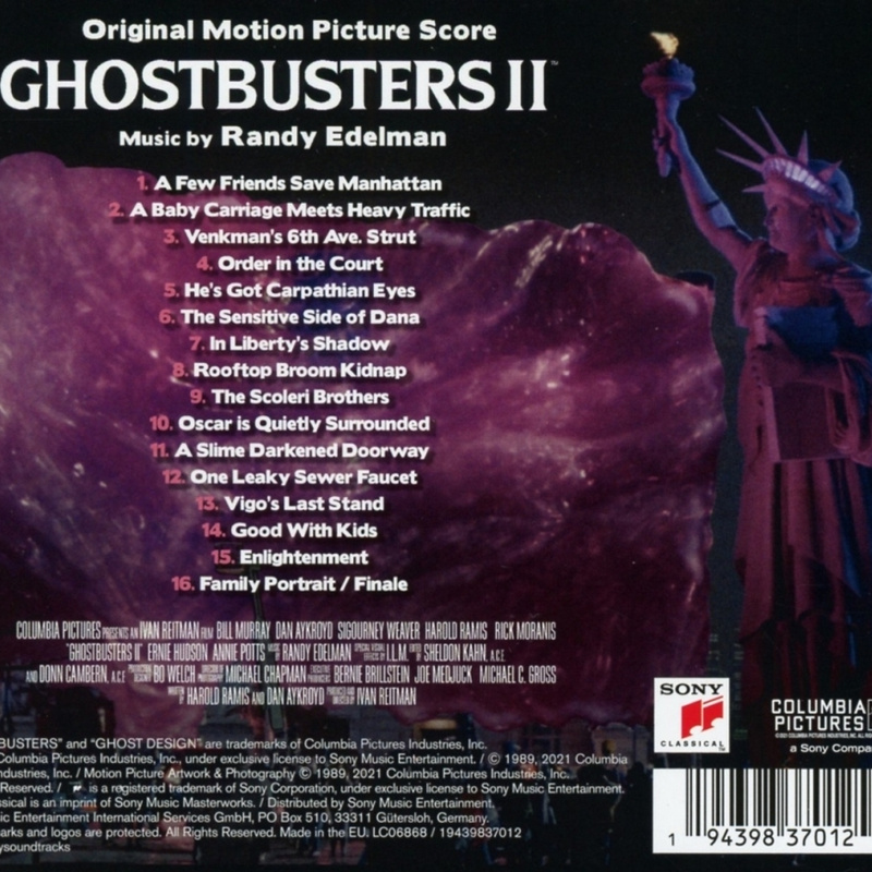 Ghostbusters II (Original Motion Picture Score) album cover