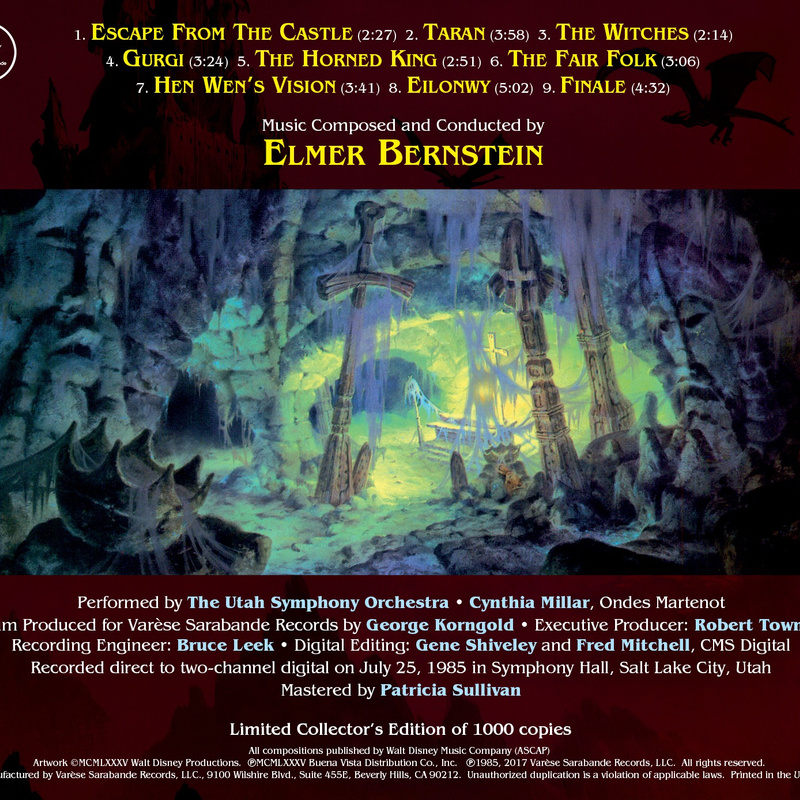 The Black Cauldron: Encore Edition (Original Motion Picture Score) album cover