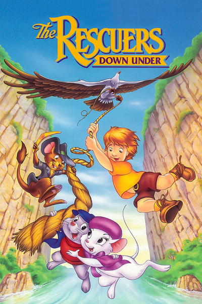 Poster for The Rescuers Down Under (1990)