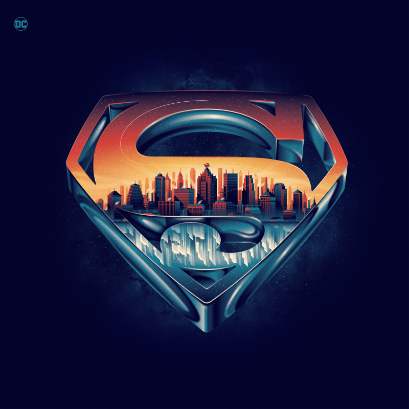 Cover art for Superman: The Movie (Original Motion Picture Soundtrack) (Splattered Vinyl Variant)