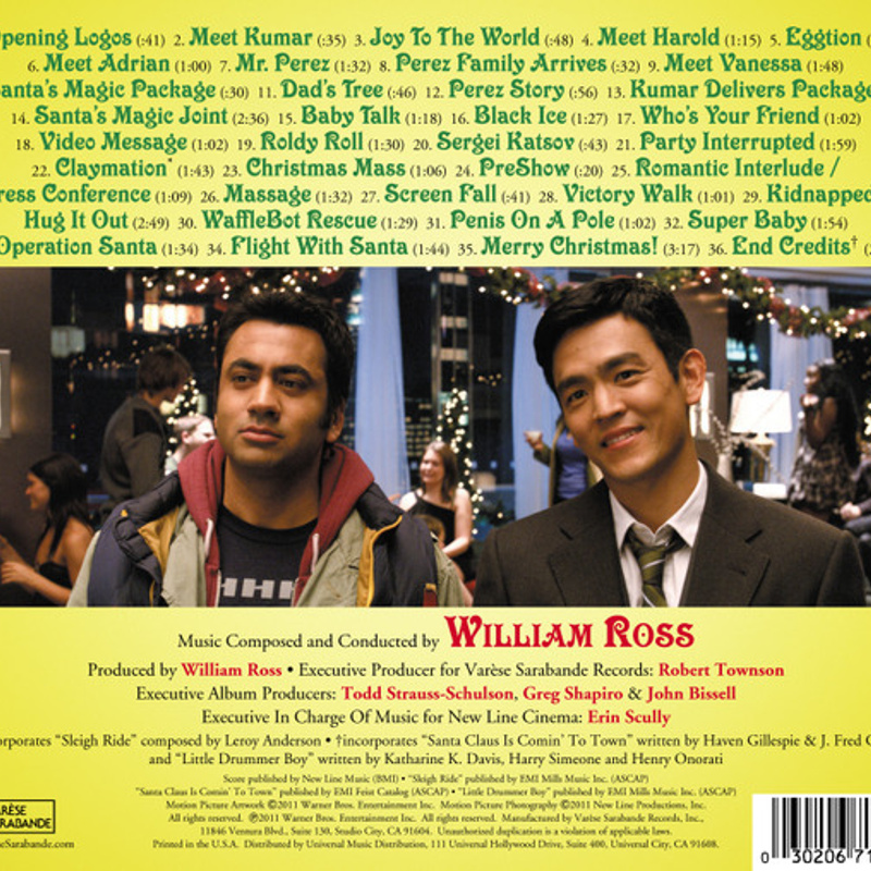 A Very Harold & Kumar 3D Christmas album cover