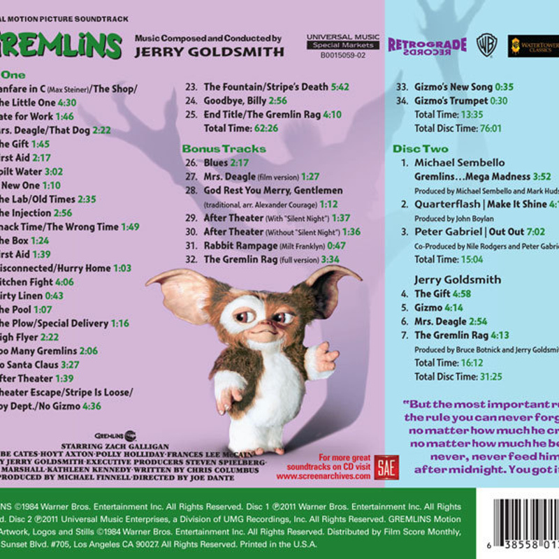 Gremlins album cover