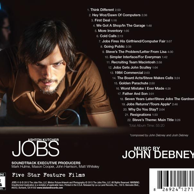 jOBS (Original Motion Picture Score) album cover