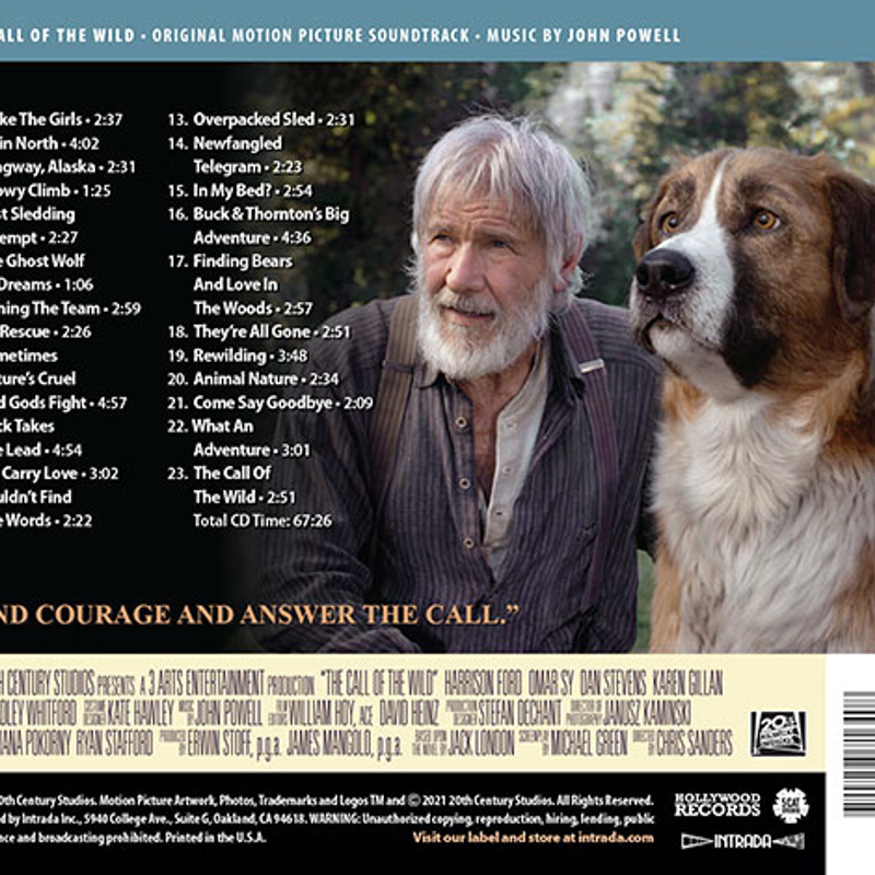 The Call of the Wild (Original Motion Picture Soundtrack) album cover