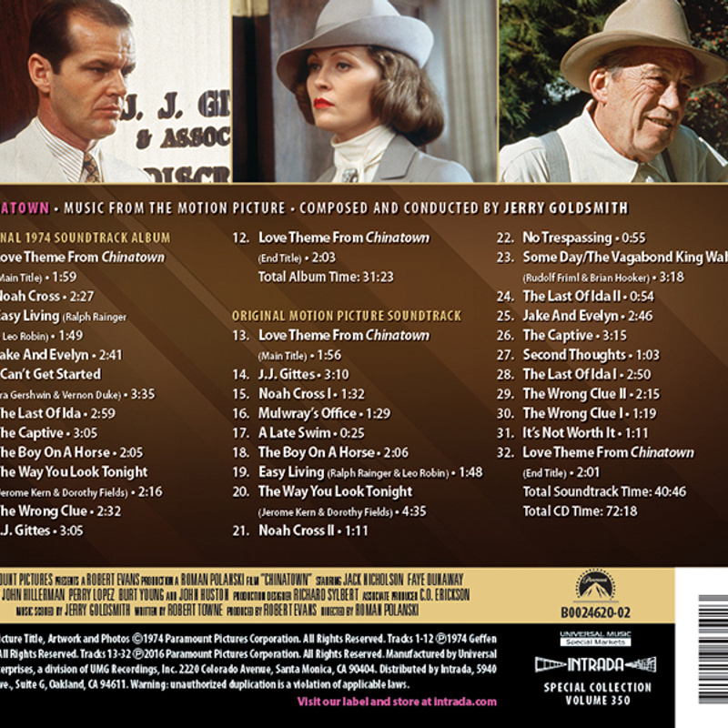 Chinatown (Music From The Motion Picture) album cover