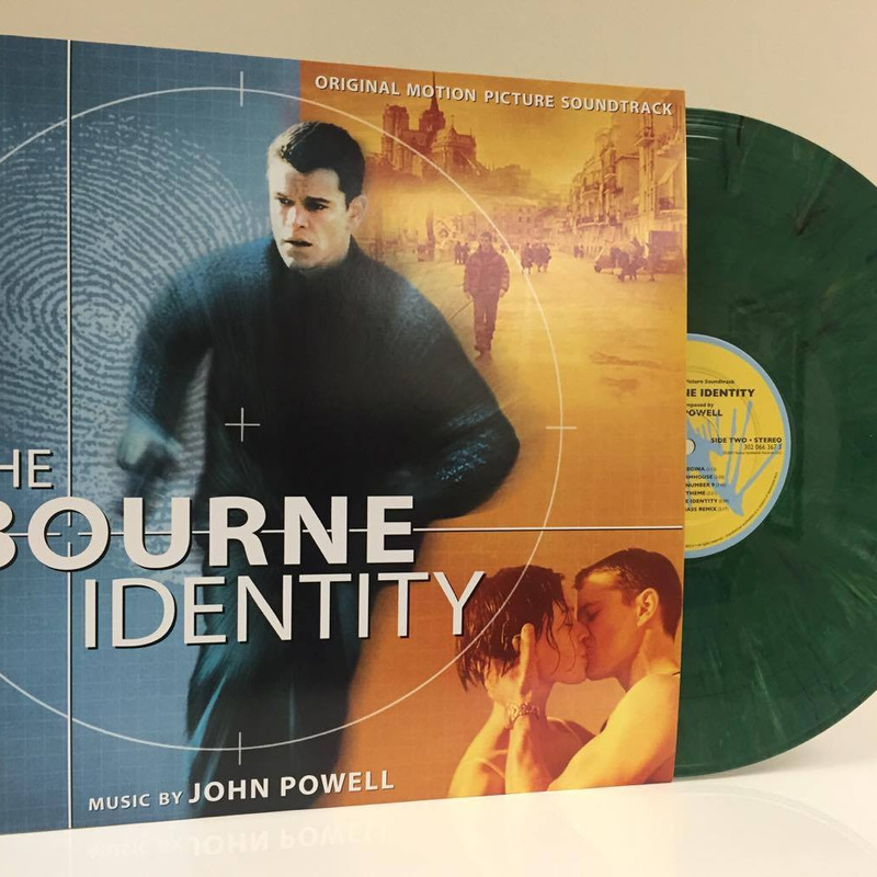 The Bourne Identity (Original Motion Picture Soundtrack) (Military Green Vinyl Variant) album cover