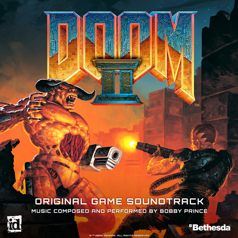 Album cover for DOOM II (Original Game Soundtrack) by Bobby Prince - id Software 2026