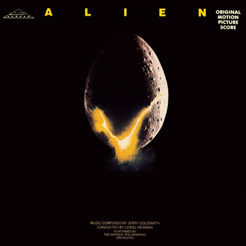 Album cover for Jerry Goldsmith: Alien (Original Motion Picture Score) by Jerry Goldsmith - Silva Screen 1988