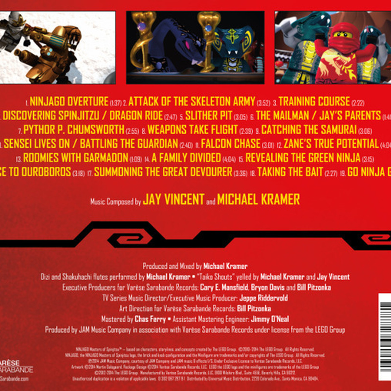 Ninjago: Masters of Spinjitzu (Original Television Soundtrack) album cover