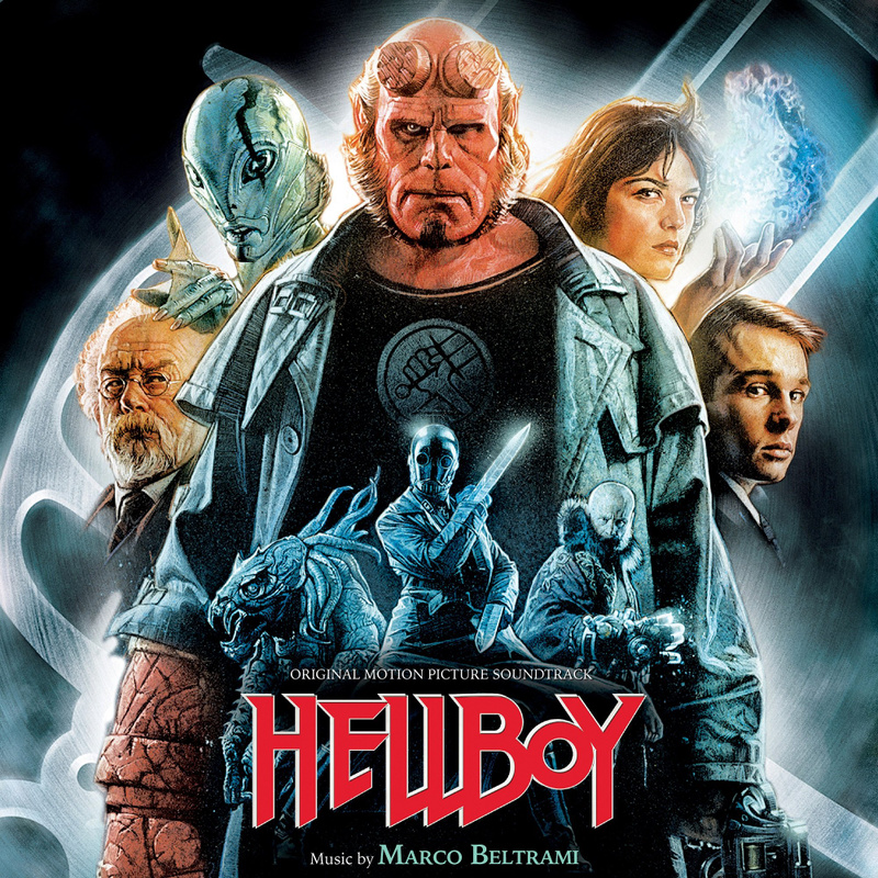 Cover art for Hellboy (Original Motion Picture Soundtrack) (Supernatural Blue/Black Smoke Vinyl Variant)