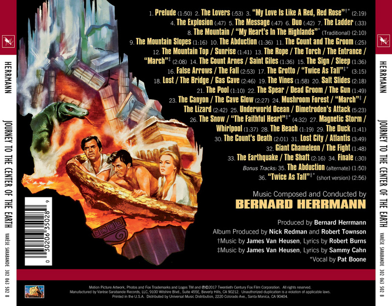 Journey To The Center Of The Earth (Original Motion Picture Soundtrack) album cover