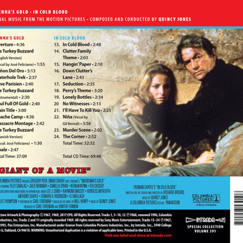 Mackenna’s Gold (Music From The Motion Picture) album cover