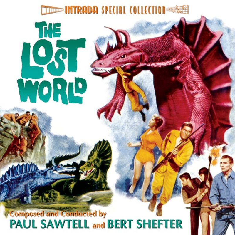 Album cover for The Lost World / Five Weeks in a Balloon by Paul Sawtell and Bert Shefter - Intrada 2006