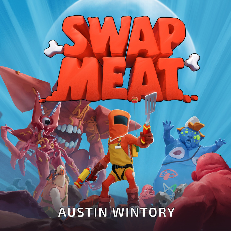 Album cover for Swapmeat (Original Soundtrack Album) by Austin Wintory - T-65b Records 2026