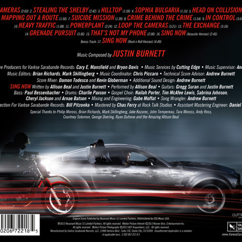 Getaway (Original Motion Picture Soundtrack) album cover