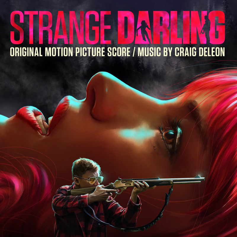 Album cover for Strange Darling (Original Motion Picture Score) by Craig DeLeon - Lakeshore Records 2024