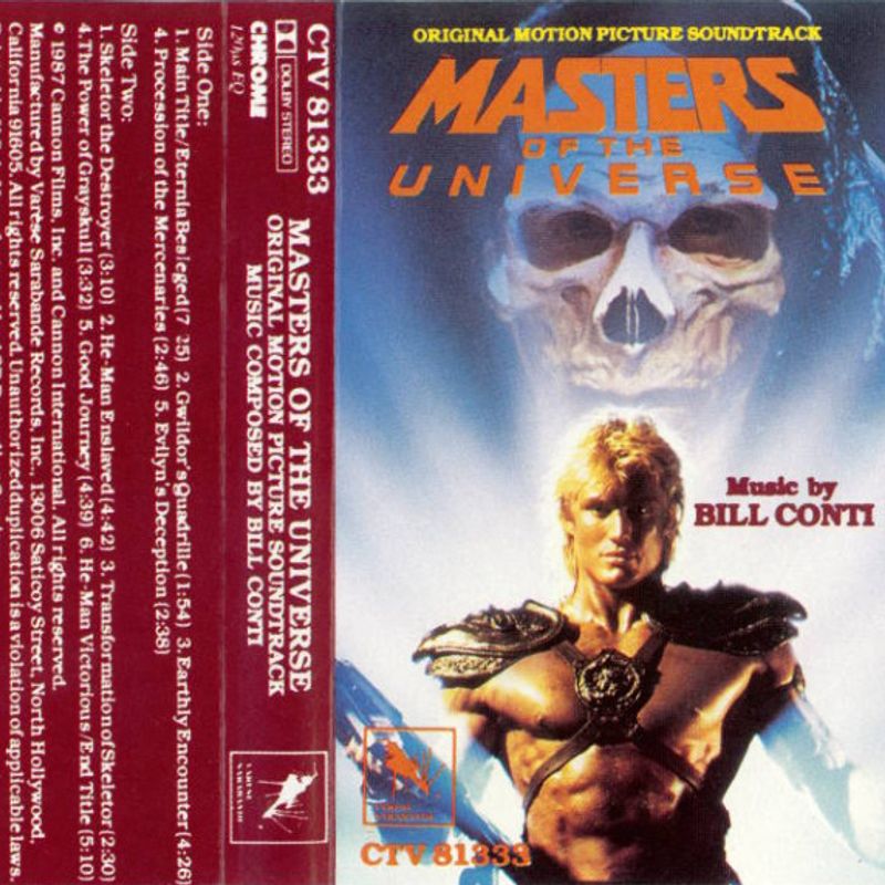 Cover art for Masters of the Universe (Original Motion Picture Soundtrack)